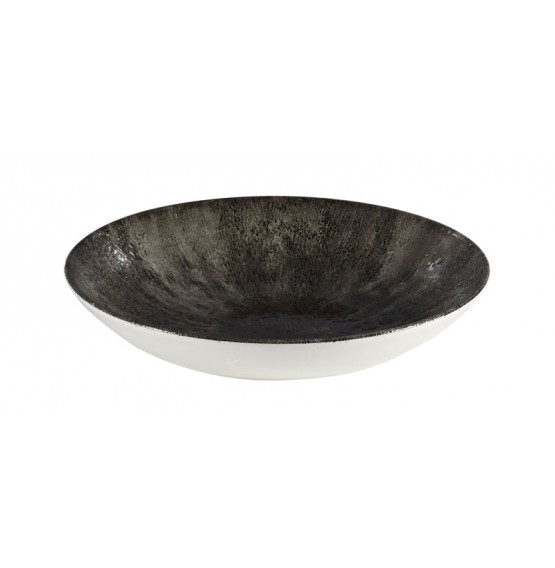 Stone Quartz Black Coupe Bowl