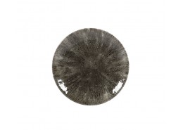 Stone Quartz Black Coupe Plate