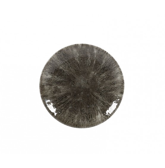 Stone Quartz Black Coupe Plate