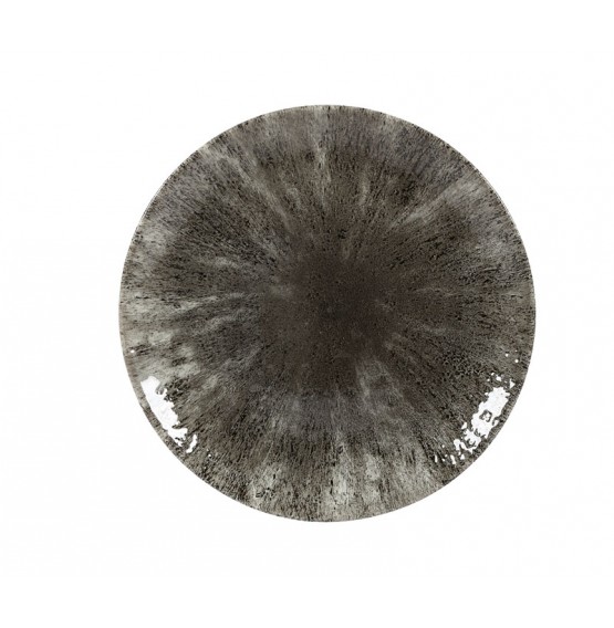 Stone Quartz Black Coupe Plate