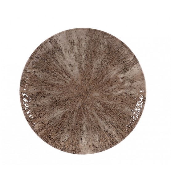 Stone Zircon Brown Coupe Plate