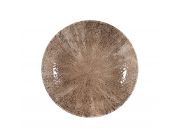 Stone Zircon Brown Coupe Plate