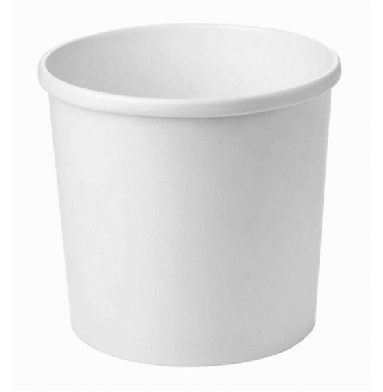 White Soup Container
