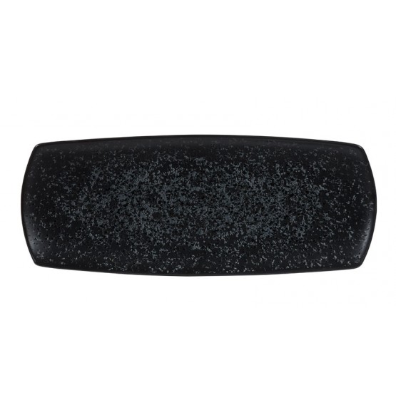 Menu Shades Caldera Ash Black Medium Rectangular Plate