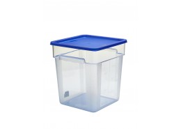 Lid Square Container Blue