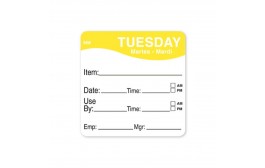 MoveMark Yellow 51mm Square Label (Tuesday)