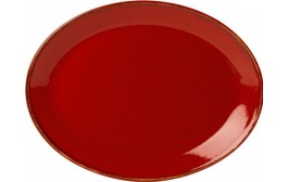 Seasons Magma Oval Plate