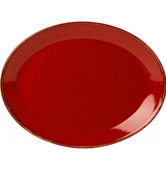 Seasons Magma Oval Plate