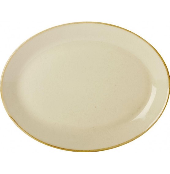 Seasons Wheat Oval Plate