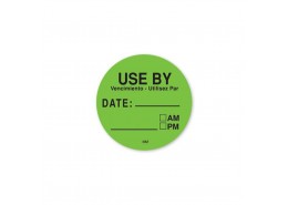 MoveMark Use By Round Label (Green)