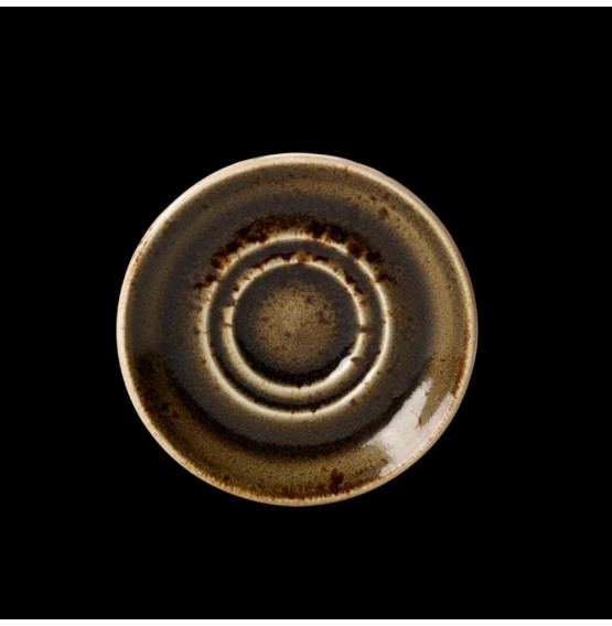 Craft Brown Saucer Double Well