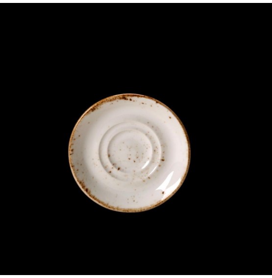 Craft White Saucer Double Well