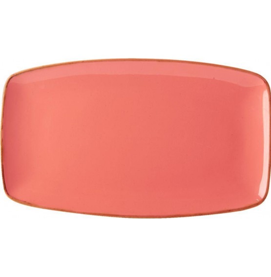 Seasons Coral Rectangular Plate