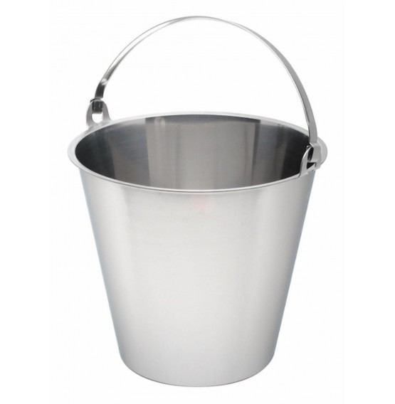 Plain Base Buckets Stainless Steel