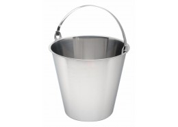 Plain Base Buckets Stainless Steel