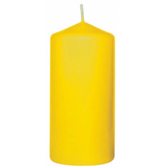 Duni Pillar Candles Yellow
