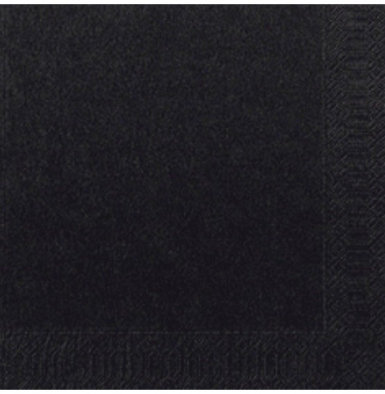Duni Tissue Napkins 2ply Black