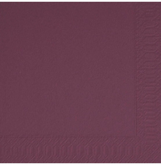 Duni Tissue Napkins 3ply Plum