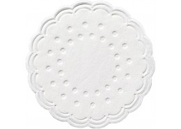 Duni Wax Backed Coasters White