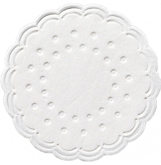 Duni Wax Backed Coasters White