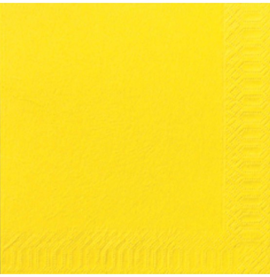 Duni Tissue Napkins 2ply Yellow