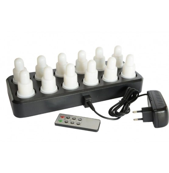 Duni LED Rechargeable Candles Warm White