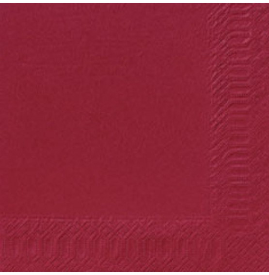 Duni Tissue Napkins 2ply Bordeaux