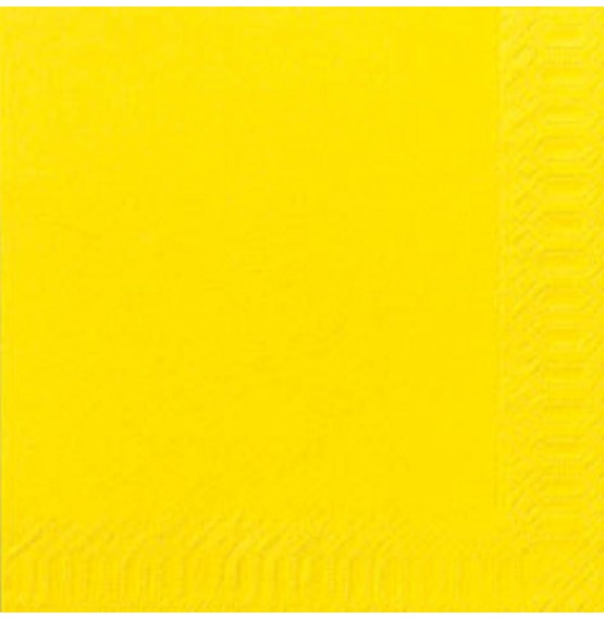 Duni Tissue Napkins 2ply Yellow