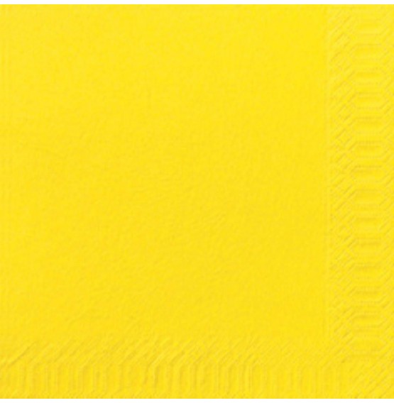 Duni Tissue Napkins 2ply Yellow