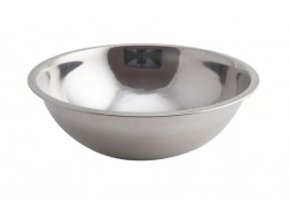 Curved Side Flat Bottom Mixing Bowl