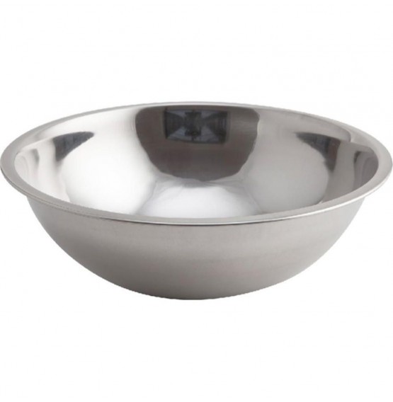 Curved Side Flat Bottom Mixing Bowl