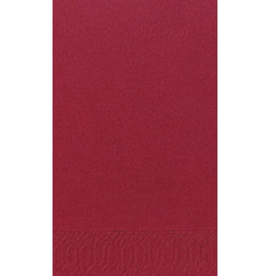 Duni Tissue Napkins 3ply 1/8 Bookfolded Bordeaux