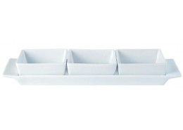 Creations Square Set of Three Bowls & Tray