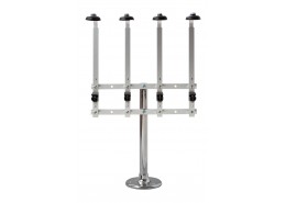 Single Pillar Fixed 4 Bottle Stand 1 Ltr