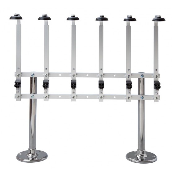 Twin Pillar Fixed 6 Bottle Stand