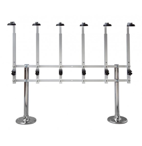 Twin Pillar Fixed 6 Bottle Stand