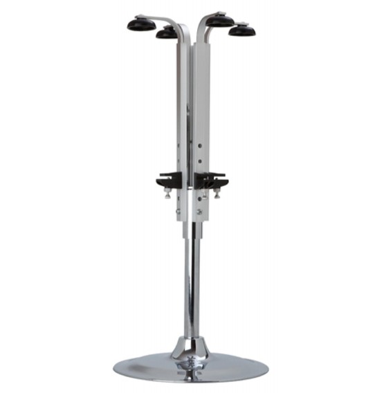 Rotary 4 Bottle Stand with Heavy Base