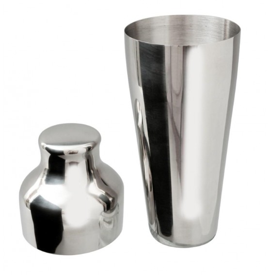 Mezclar Stainless Steel 2 Piece Art Deco Shaker
