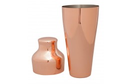 Mezclar Copper Plated 2 Piece Art Deco Shaker