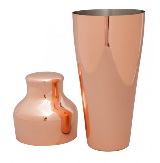 Mezclar Copper Plated 2 Piece Art Deco Shaker