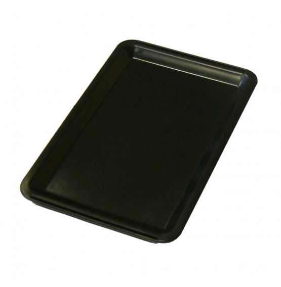 Tip Tray Black Plastic Plain