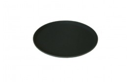 Round Black Non Slip Tray