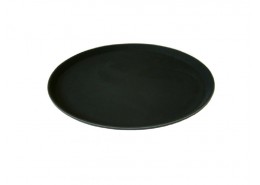 Round Black Non Slip Tray