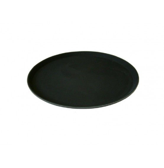 Round Black Non Slip Tray