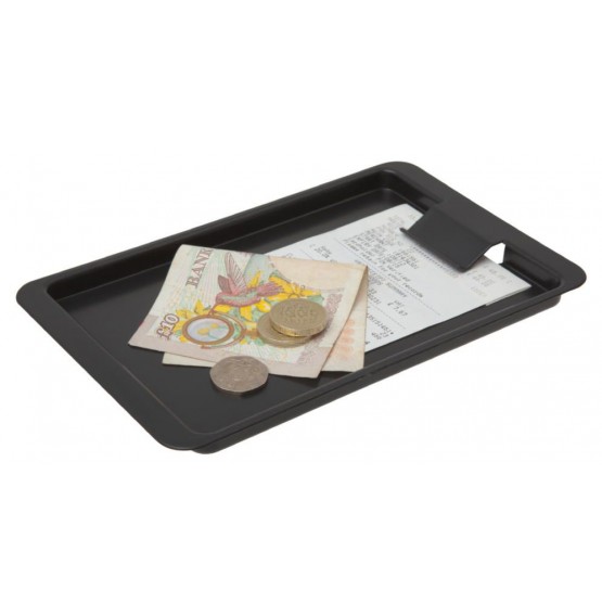 Tip Tray Black Plastic with Clip