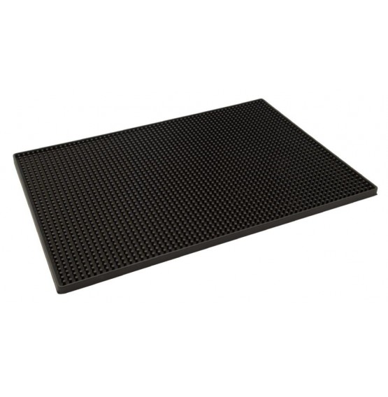 Black Rubber Bar Mat