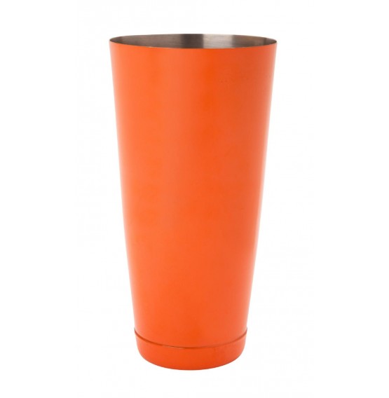 Boston Can Orange Powder Coated