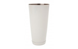 Boston Can White Powder Coated