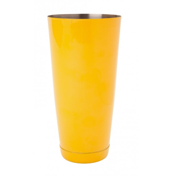 Boston Can Yellow Powder Coated