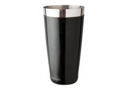 Boston Can Black Vinyl Coated
